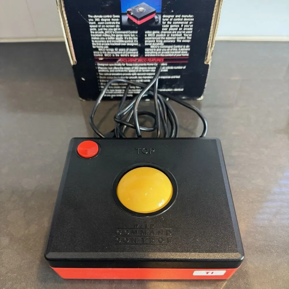 Wico Command Control Joystick w/ Box -Atari 400 800 & Commodore VIC-20 / 75-4560